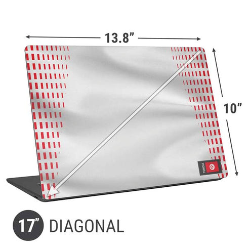 Tunisia Soccer Flag Universal Laptop 17in (13.8 x 10in) Skin